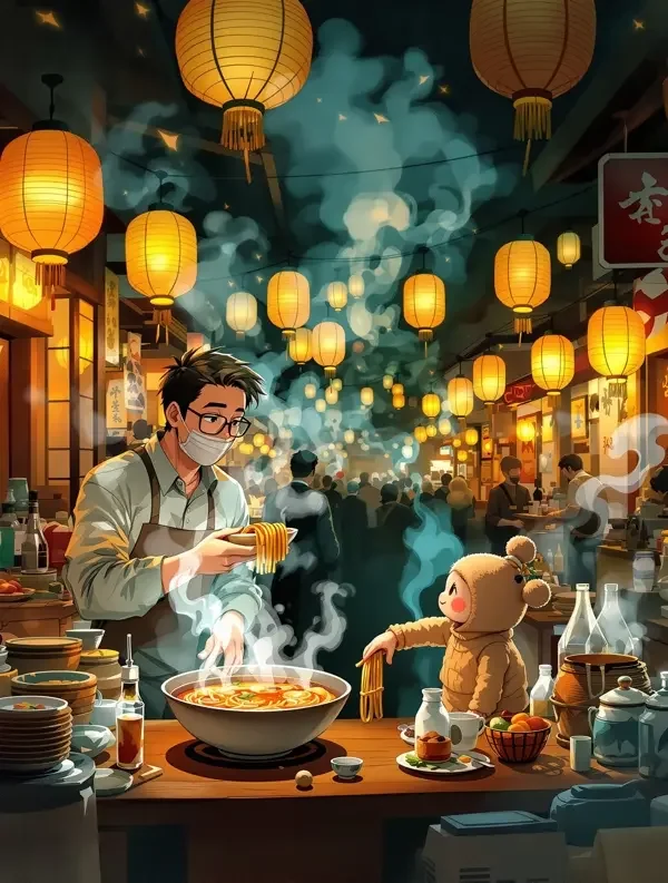 妖怪食堂 海报，动漫，2024年日本